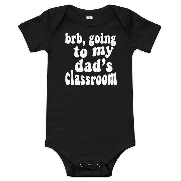 dad's class baby onesie