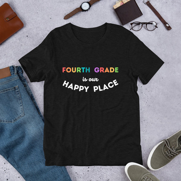 fourth grade is my happy place tee 2.0