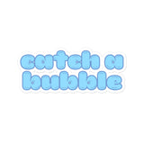 catch a bubble sticker