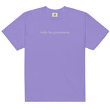 bully the government [heavy unisex tee, white font]
