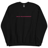 bully the govt [pink text crewneck]