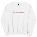 bully the govt [pink text crewneck]