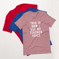 this is how i use my teacher voice tee