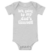 dad's class baby onesie