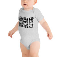 teacher's kid onesie (black text)