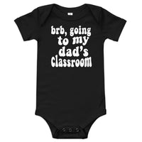 dad's class baby onesie