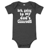 dad's class baby onesie