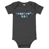 teacher's kid (blueberry) baby onesie