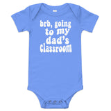 dad's class baby onesie