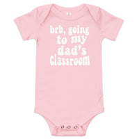 dad's class baby onesie