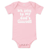 dad's class baby onesie