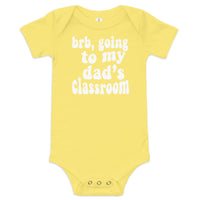 dad's class baby onesie