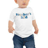 teacher's kid (blueberry) baby tee