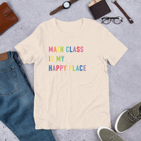 math is my happy place tee