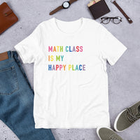 math is my happy place tee