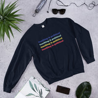 teaching is political crewneck v.3.0