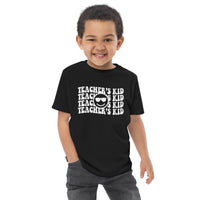 teacher's kid (white text) kid tee