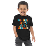 dad's class (colorful text) tee for kiddos