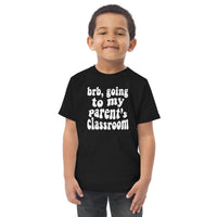 parent's class (white text) kiddo tee