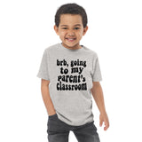 parent's class (black text) kiddo tee