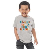 mom's class (colorful text) tee for kiddos