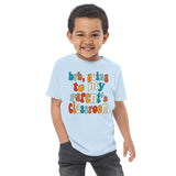 parent's class (colorful text) tee for kiddos