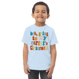 parent's class (colorful text) tee for kiddos