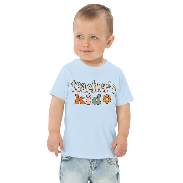 teacher's flower child tee for kiddos