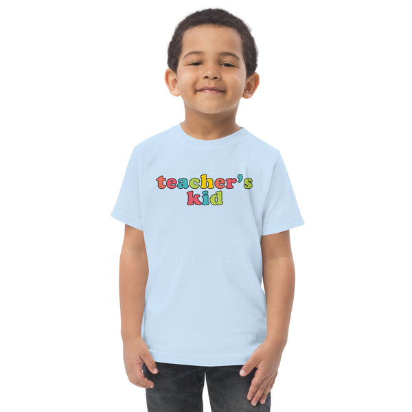 teacher's kid (candy colored) tee for kiddos