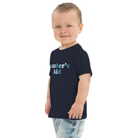 teacher's kid (blueberry) tee for kiddos