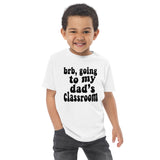 dad's class (black text) tee for kiddos