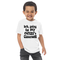 parent's class (black text) kiddo tee