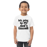 dad's class (black text) tee for kiddos