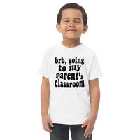 parent's class (black text) kiddo tee