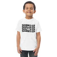 teacher's kid (black text) tee for kiddos