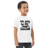 mom's class (black text) kiddo tee