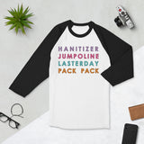 kindergarten words baseball tee