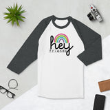 hey friends baseball tee