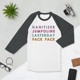 kindergarten words baseball tee