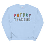 future teacher crewneck rainbow