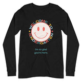 welcome to kindergarten smiley long sleeve tee