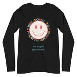 welcome to fourth grade smiley long sleeve tee