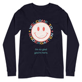 welcome to kindergarten smiley long sleeve tee