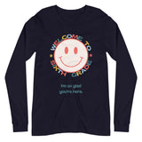 welcome to sixth grade smiley long sleeve tee