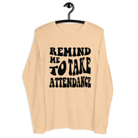 ~* PRINT ON FRONT *~ remind me to take attendance