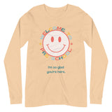 welcome to preschool smiley long sleeve tee