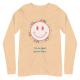 welcome to kindergarten smiley long sleeve tee