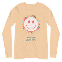 welcome to fifth grade smiley long sleeve tee