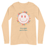 welcome to high school smiley long sleeve tee