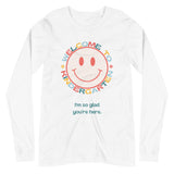 welcome to kindergarten smiley long sleeve tee